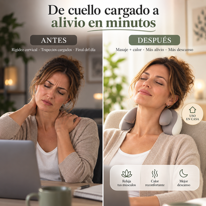 Sovelva Cervéa™ — Masajeador Cervical de 4 Puntos