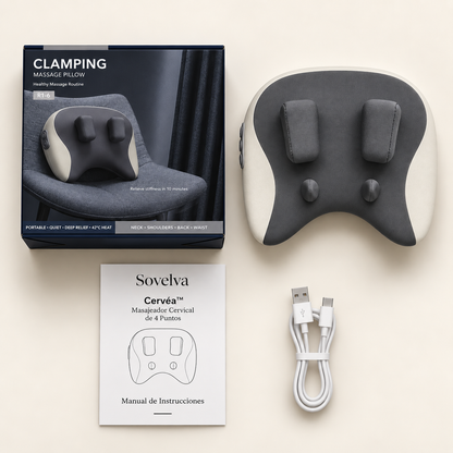 Sovelva Cervéa™ — Masajeador Cervical de 4 Puntos